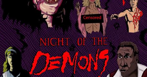The Horrors of Halloween: NIGHT OF THE DEMONS (1988) Artwork / Posters