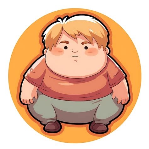 Figurinha De Gordinho