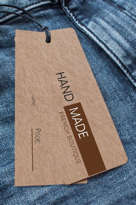 Rustic Brown Kraft Paper Clothing Price Hang Tag | Zazzle | Hang tags ...