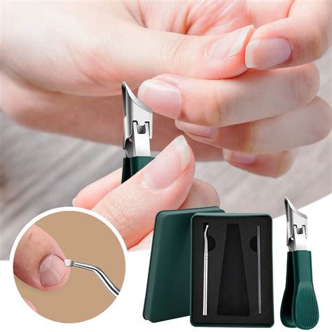 Beak Nail Clippers Set of 3 | Beveled Ingrown Nail Trimmers for Senior