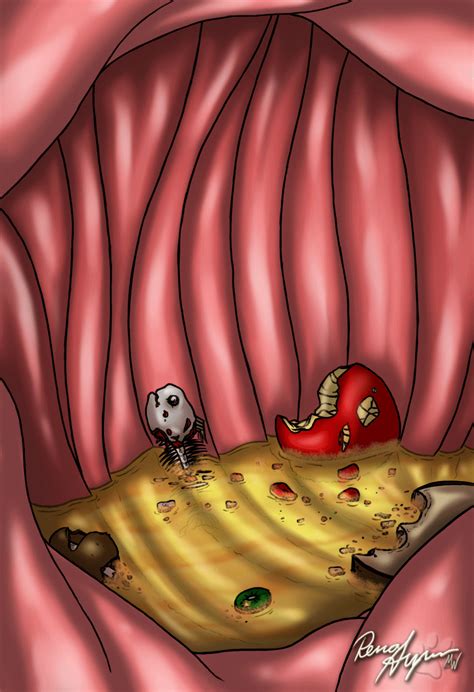 Inside stomach -animated- by RenaAyama on DeviantArt