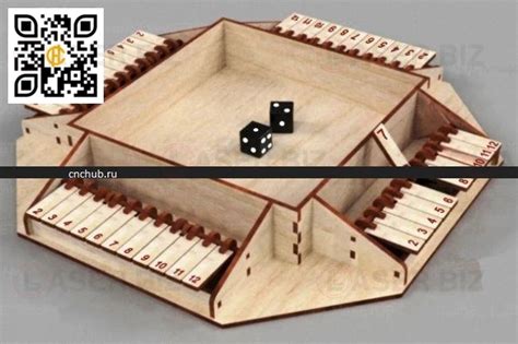 Игра в кости » maket.LaserBiz.ru - Макеты для лазерной резки