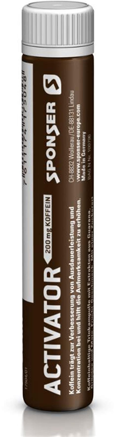 SPONSER ACTIVATOR Koffeingetränk mit Fruchtgeschmack online bestellen ...