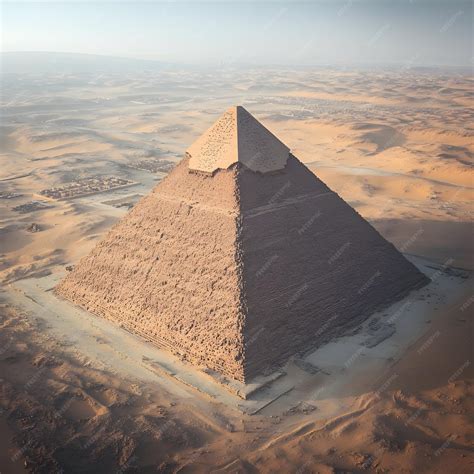 Mysterious pyramids ancient mystical View of the great Pyramid complex