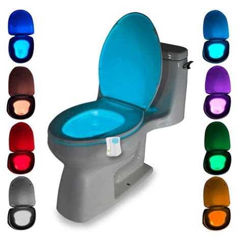 Подсветка для унитаза с датчиком движения LED Light Bowl 8 цветов ...