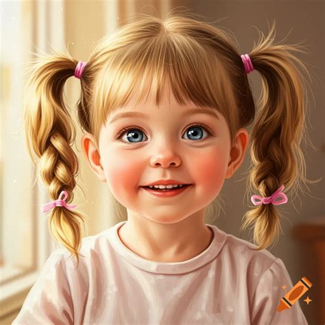 close    smiling blonde  girl  blue eyes wearing