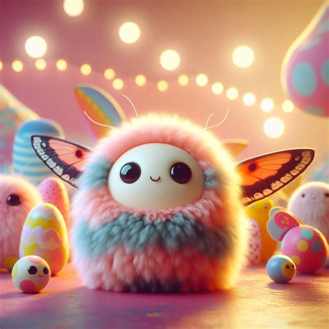Cute Fluffy Psychedelic Moth by Picknikker on DeviantArt