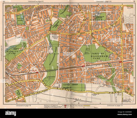 Map of dagenham hi-res stock photography and images - Alamy