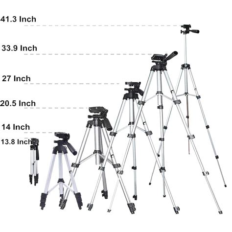 Tripod-3110 Portable Camera Tripod with Dimensional Head & Quick Release Plate for Canon Nikon ...