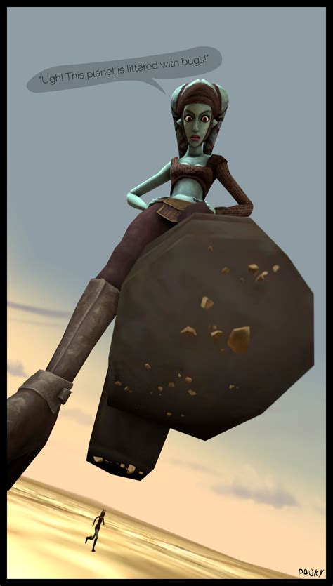 Daily Render #39 - Aayla Secura By Theproky by ThatBigInkling on DeviantArt