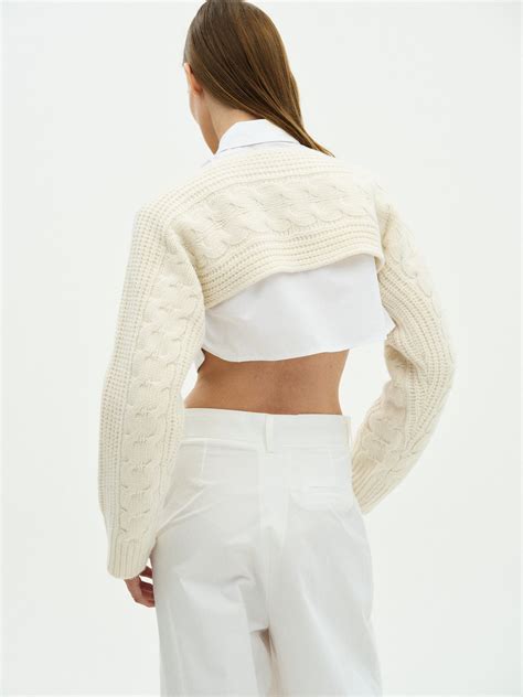 Merino Wool Cable Knit, Cream – SourceUnknown