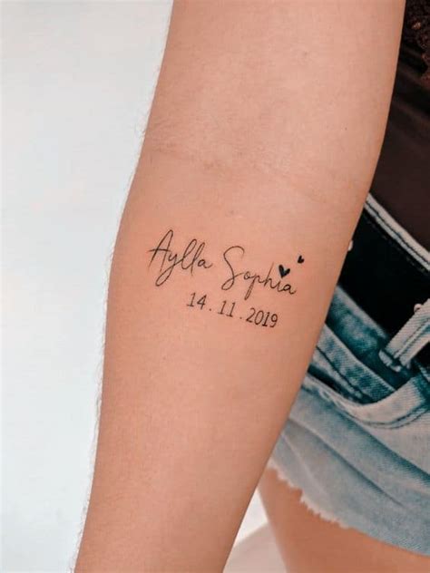 Data De Nascimento Tatuagem - Tatuagem data de nascimento: +64 ideias lindas e únicas!