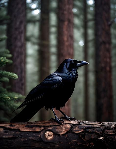 Raven Bird Forest Free Stock Photo - Public Domain Pictures