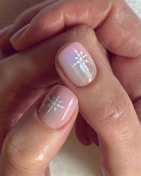 Snowflake Nail Art