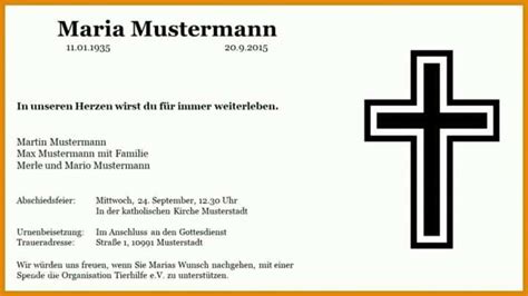 selten todesanzeige vorlage sie kennen muessen muster vorlagen