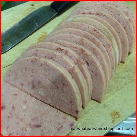 Eat what, Eat where?: How many ways can you eat luncheon meat?