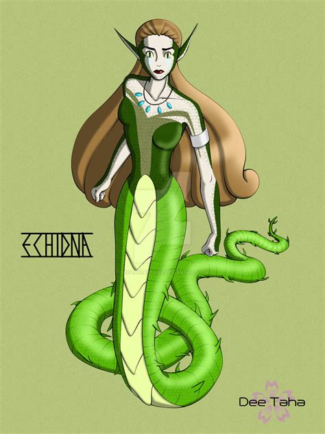 Echidna - Greek Mythology by DeeAshrafTaha on DeviantArt