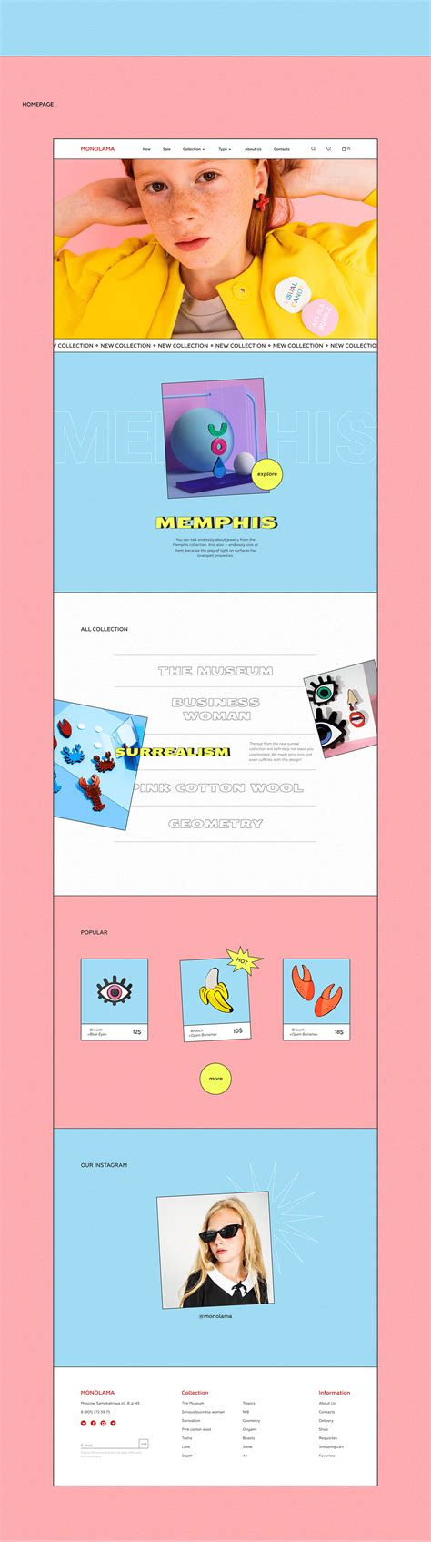 MONOLAMA Redesign concept on Behance