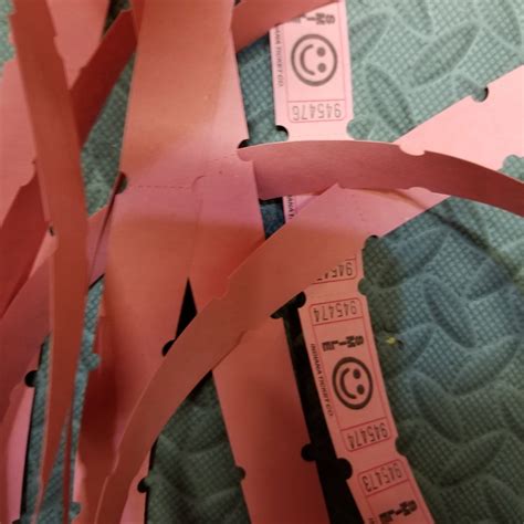 Pink Smile Tickets / Numbered Pink Tickets / Smiley Face - Etsy Canada