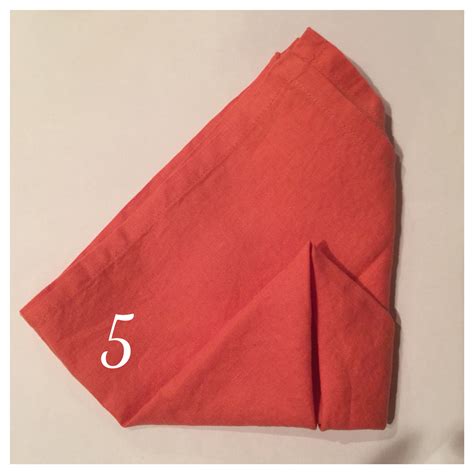 how to fold cloth napkins 6