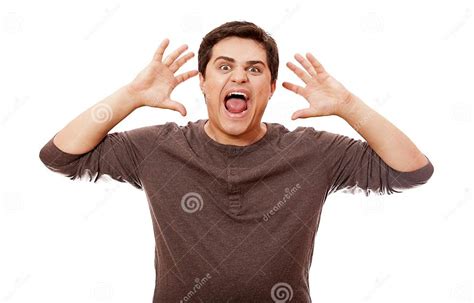 style man cry  white background stock photo image  anxious hurt