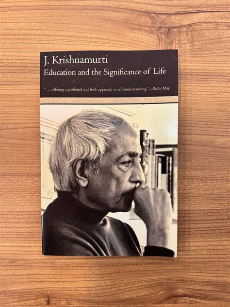 J. Krishnamurti - Education and the Significance of Life – YEARS