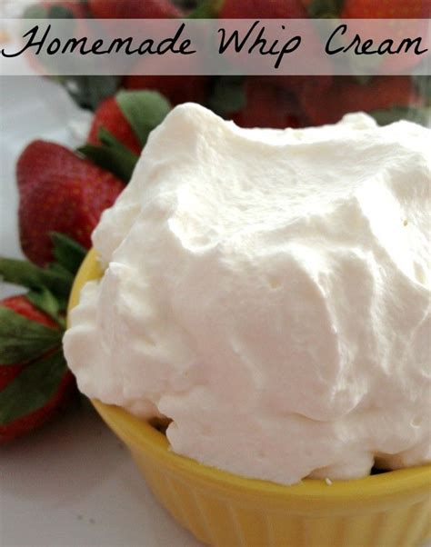 Sinfully Delicious Homemade Whip Cream - Farmer's Wife Rambles | Recipe | Homemade whipped cream ...