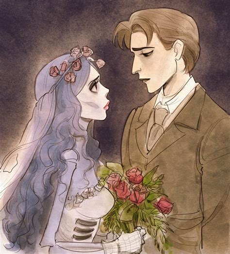emily and victor van dort (corpse bride) drawn by myrthena | Danbooru