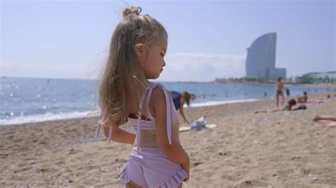cute girls swimwear stock  footage  video clips