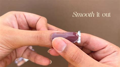 how to put on nail wraps