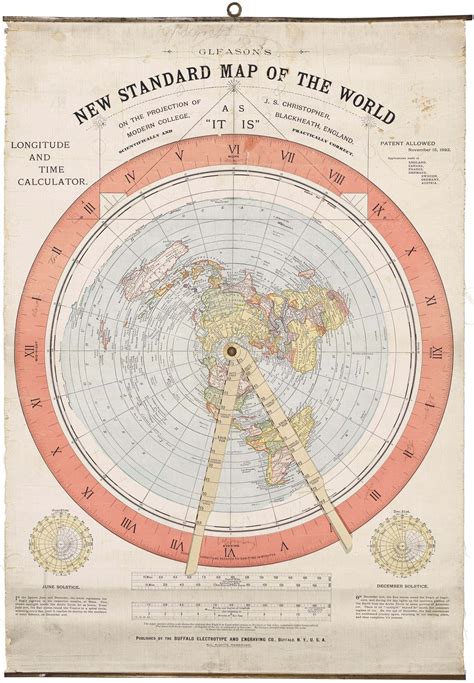 flat map of the world