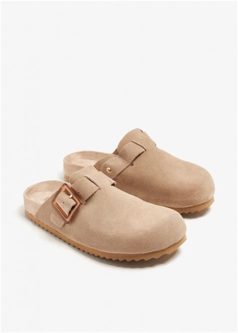 colors  california suede sabots  kids unisex brown  uae