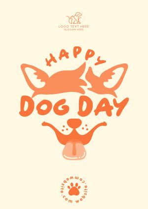 Dog Day Face Poster | BrandCrowd Poster Maker