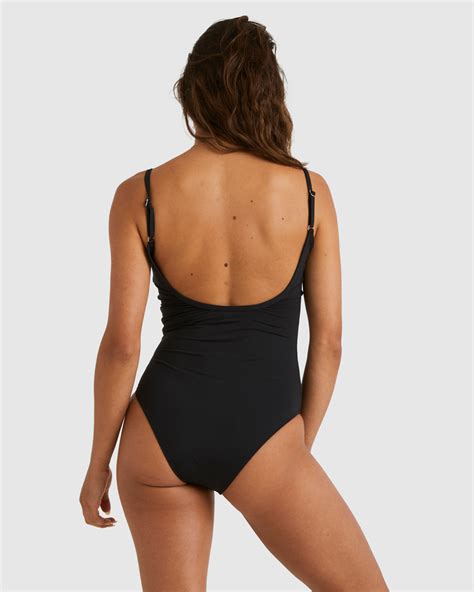 Womens Sol Searcher One Piece Swimsuit – Black – Billabong AU