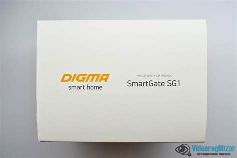 Обзор на умный дверной звонок Digma SmartGate SG1 - VR-Obzor.ru