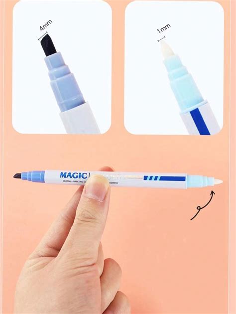 double headed magic color changing highlighter marker set  children