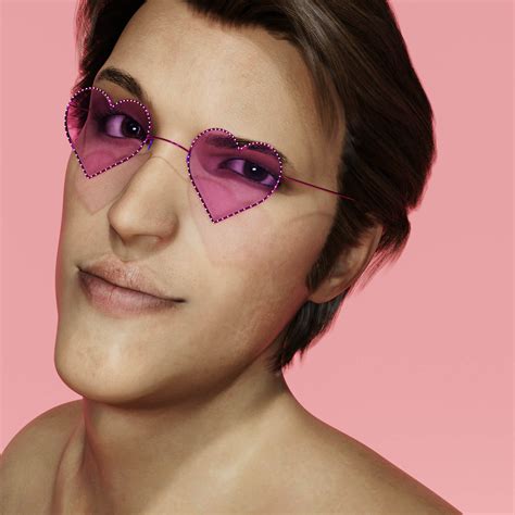 Heart Glasses for G8M - Daz Content by khoshekh