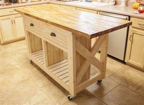 Tips To Creating A Butcher Block Kitchen Cart Plans Pros And Cons ...