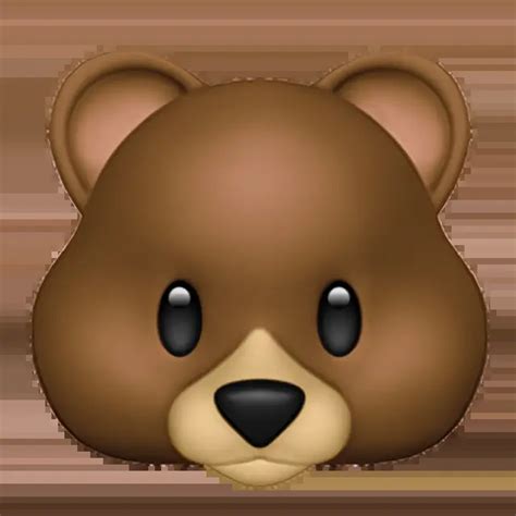 bear emoji meaning copy  paste emoticon symbl