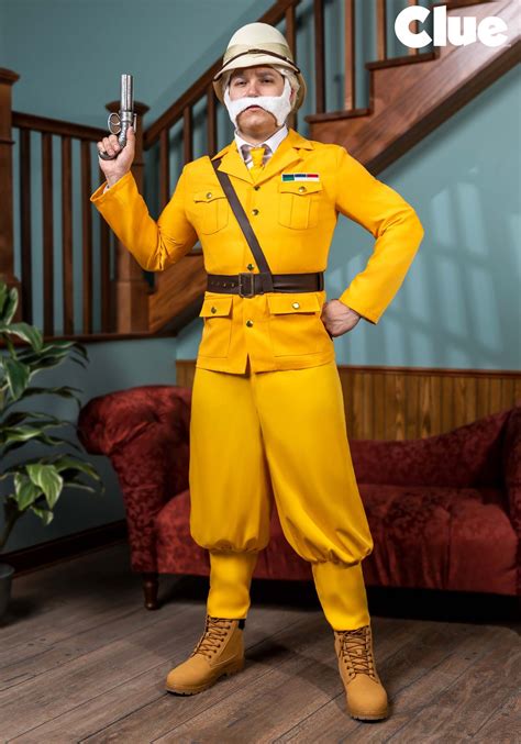 Colonel Mustard Clue Men's Costume | Board Game Costumes