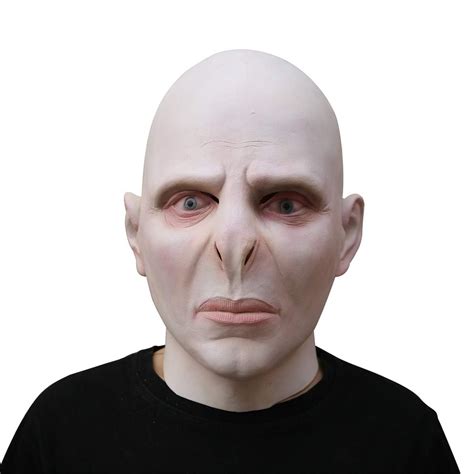 SINSEN Voldemort Mask Demon Scary Halloween Mask Realistic Latex Mask ...
