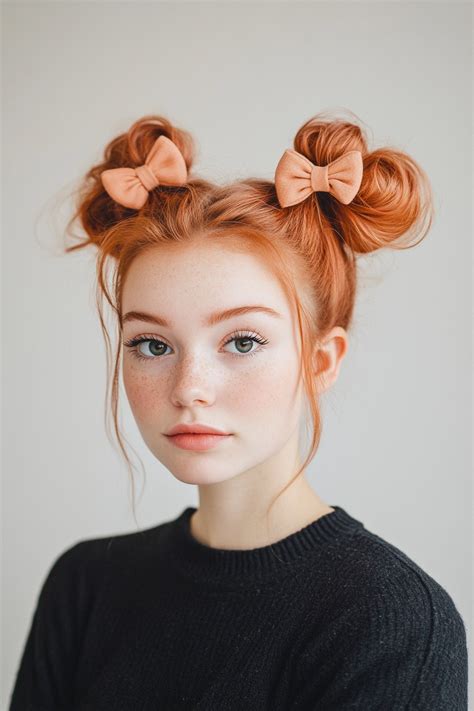 inspired  trendy hairstyles  bows   fresh