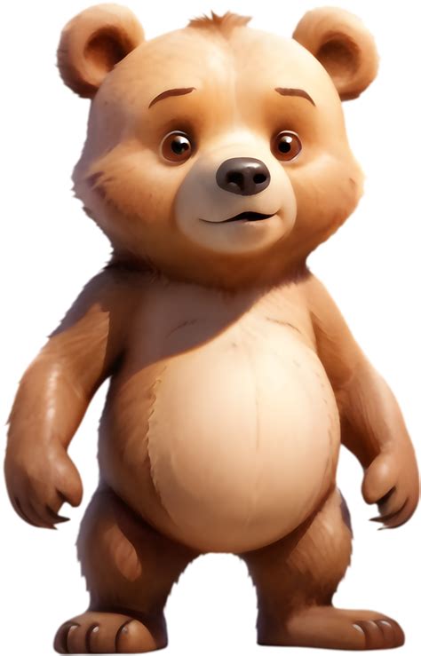 Kawaii Bear Clipart for Digital Downloads. . 49718711 PNG