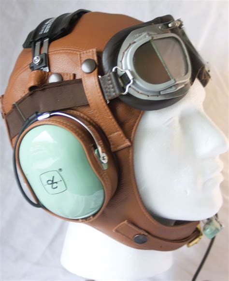 pilot flying helmets leather driving helmets