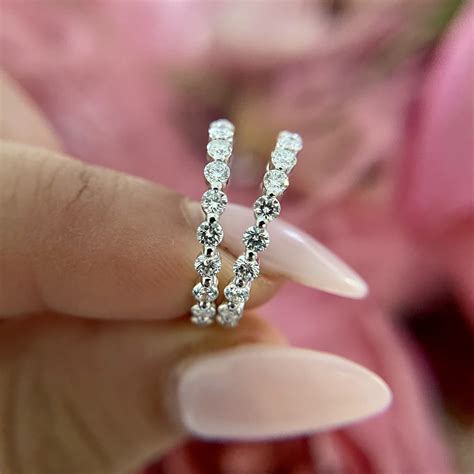 Single Prong Floating Diamond Eternity Band - Direct Diamonds