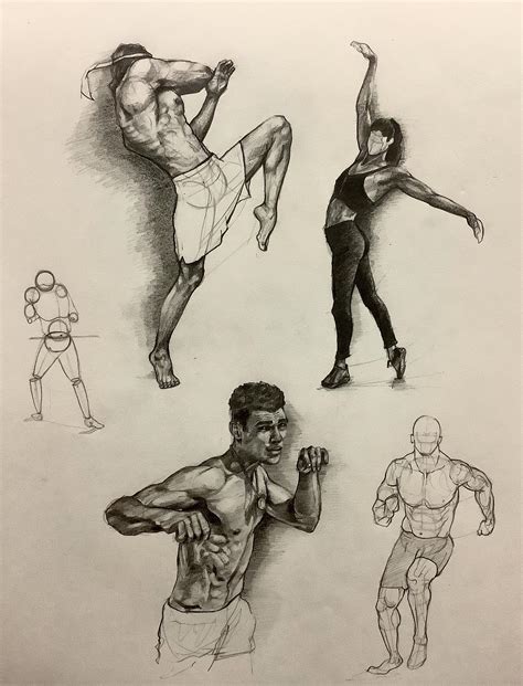 Learning to draw action poses : r/drawing