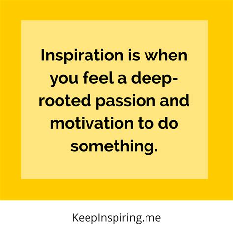 What Is the Meaning of Inspiration? | Keep Inspiring Me