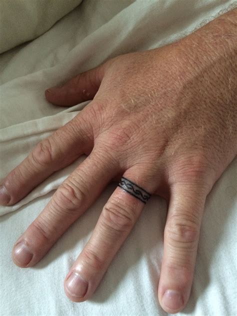 wedding bands tattoo 9