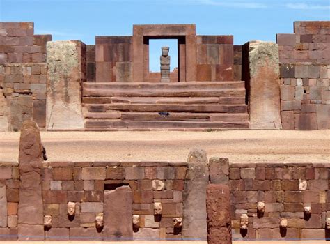 tiwanaku bolivia archaeological site south america architecture