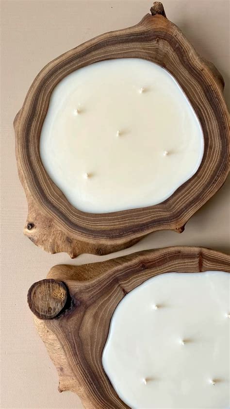 Гигантская свеча в дереве • интерьерная свеча | Diy soy candles ...
